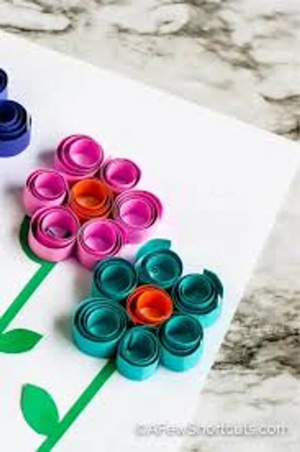 Paper flower craft